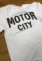 Rally Detroit White Motor City Short Sleeve T Shirt