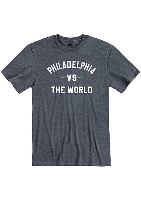 Philadelphia Navy Blue VS The World Short Sleeve Fashion T Shirt