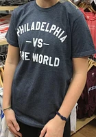 Philadelphia Navy Blue VS The World Short Sleeve Fashion T Shirt