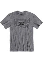 Rally Kansas Grey State Short Sleeve Fashion T Shirt