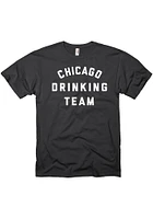 Chicago Black Drinking Team Short Sleeve T Shirt