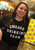 Chicago Black Drinking Team Short Sleeve T Shirt