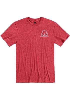 St Louis Red Arch Short Sleeve Fashion T Shirt