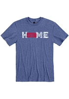 Rally Kansas Blue Wood Grain Home Short Sleeve Fashion T Shirt
