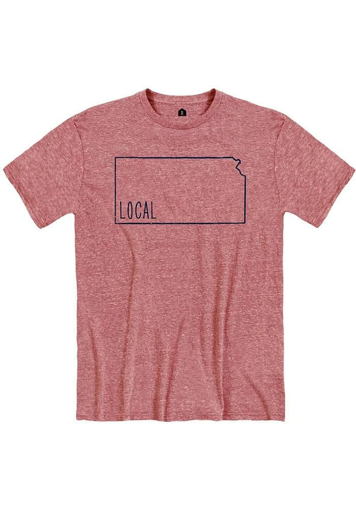 Rally Kansas Red State Local Short Sleeve Fashion T Shirt