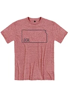 Rally Kansas Red State Local Short Sleeve Fashion T Shirt