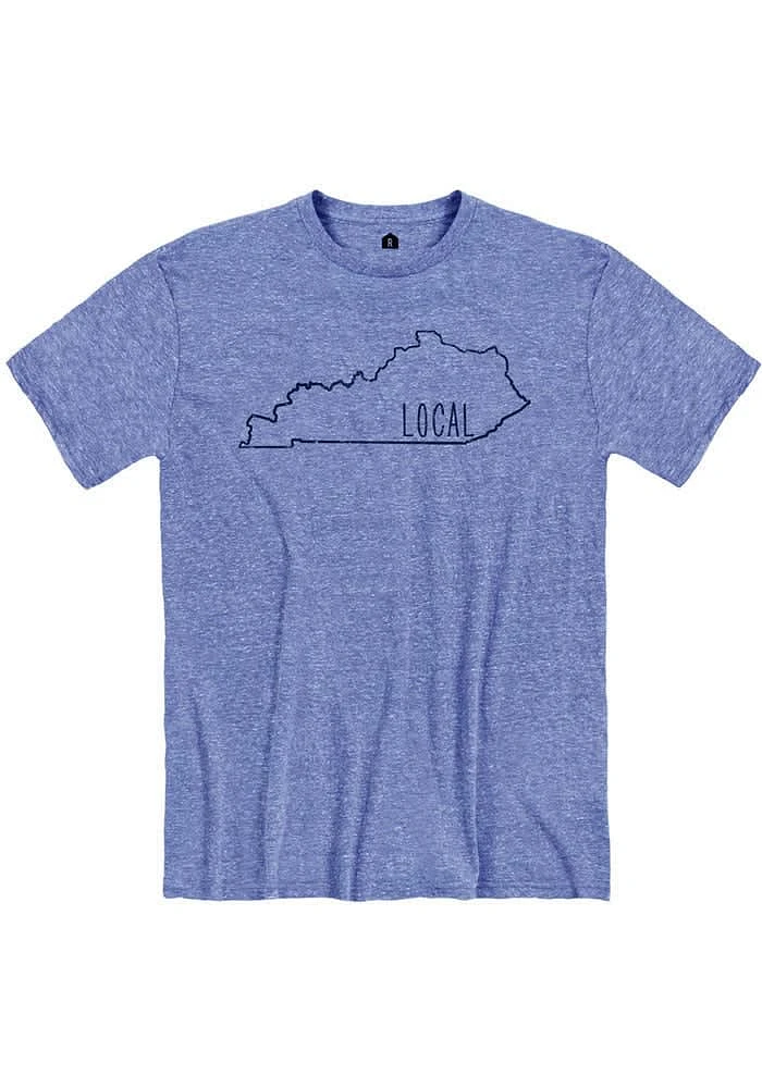 Kentucky Blue State Local Short Sleeve Fashion T Shirt