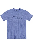 Kentucky Blue State Local Short Sleeve Fashion T Shirt