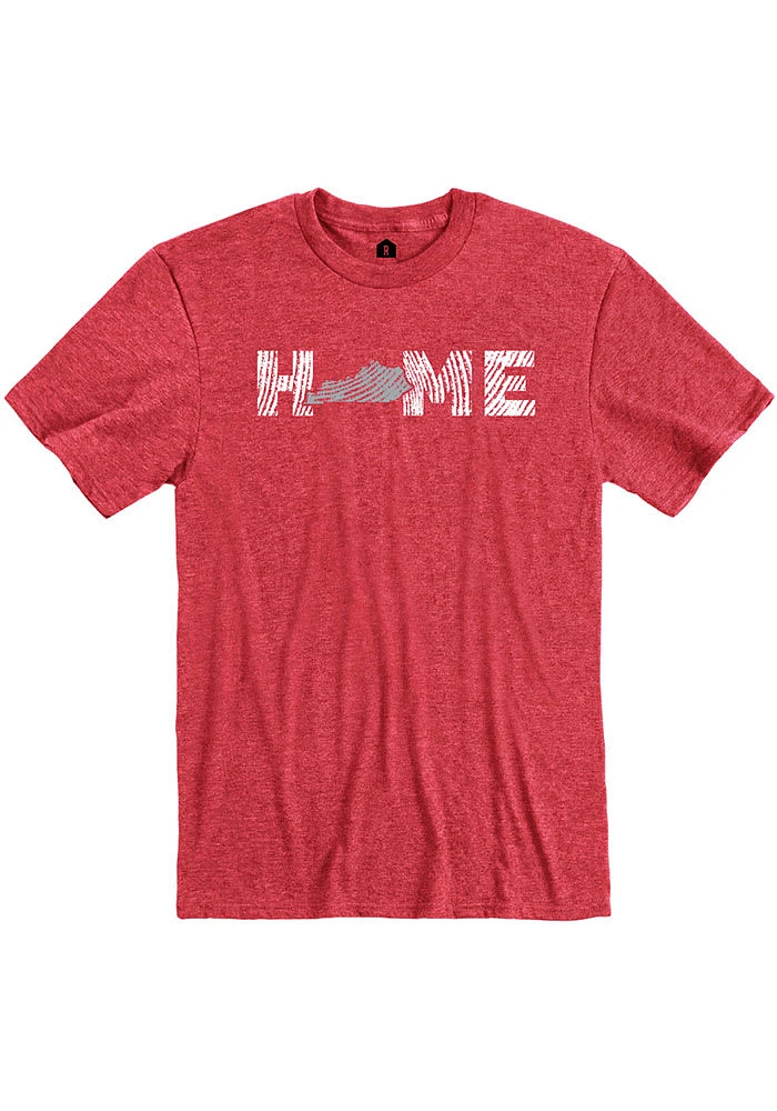 Kentucky Red Wood Grain Home Short Sleeve Fashion T Shirt