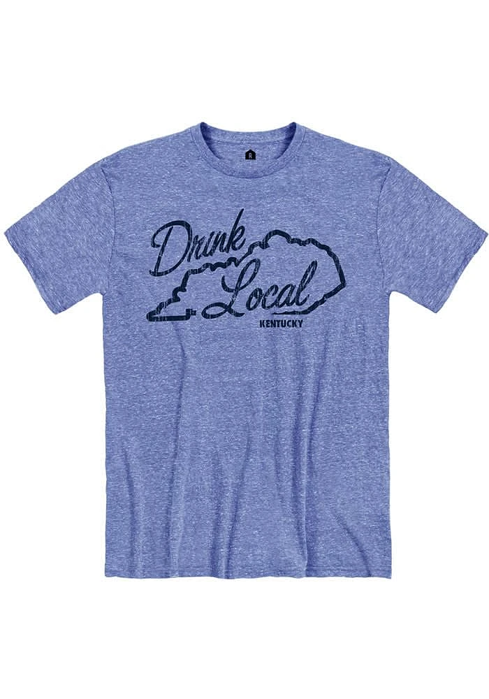 Rally Kentucky Blue Drink Local Short Sleeve Fashion T Shirt