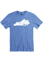 Kentucky State Shape Love Short Sleeve Fashion T Shirt