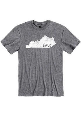 Kentucky State Shape Love Short Sleeve Fashion T Shirt