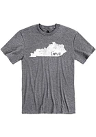 Kentucky State Shape Love Short Sleeve Fashion T Shirt
