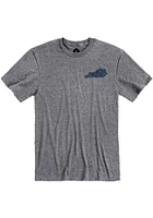 Rally Kentucky Grey Whiskey Made Me Short Sleeve Fashion T Shirt