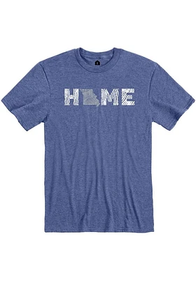Rally Missouri Blue Wood Grain Home Short Sleeve Fashion T Shirt