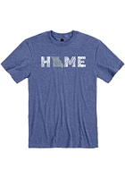 Rally Missouri Blue Wood Grain Home Short Sleeve Fashion T Shirt
