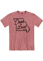 Rally Missouri Red Drink Local Short Sleeve Fashion T Shirt