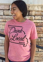 Rally Missouri Red Drink Local Short Sleeve Fashion T Shirt