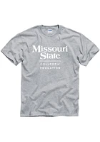Missouri State Bears Grey College of Education Short Sleeve T Shirt