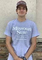 Missouri State Bears Grey College of Education Short Sleeve T Shirt