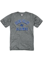 Grand Valley State Lakers Grey Heathered Alumni Short Sleeve T Shirt