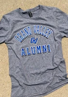 Grand Valley State Lakers Grey Heathered Alumni Short Sleeve T Shirt