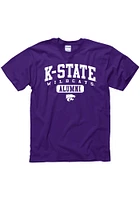 K-State Wildcats Purple Alumni Pill Short Sleeve T Shirt