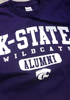 K-State Wildcats Purple Alumni Pill Short Sleeve T Shirt
