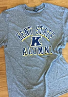 Kent State Golden Flashes Grey Heathered Alumni Short Sleeve T Shirt