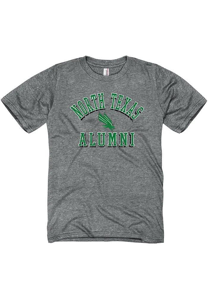 North Texas Mean Green Grey Heathered Alumni Short Sleeve T Shirt