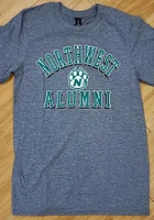 Northwest Missouri State Bearcats Grey Heathered Alumni Short Sleeve T Shirt