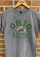 Ohio Bobcats Grey Heathered Alumni Short Sleeve T Shirt