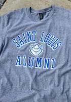 Saint Louis Billikens Grey Heathered Alumni Short Sleeve T Shirt