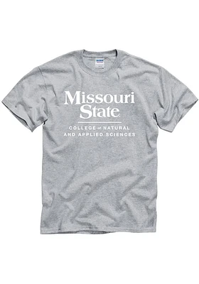 Missouri State Bears Grey College of Natural and Applied Sciences Short Sleeve T Shirt