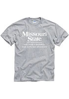 Missouri State Bears Grey College of Natural and Applied Sciences Short Sleeve T Shirt
