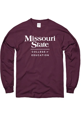 Missouri State Bears Maroon College of Education Long Sleeve T Shirt