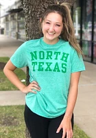 North Texas Mean Green Kelly Arch Team Name Short Sleeve T Shirt