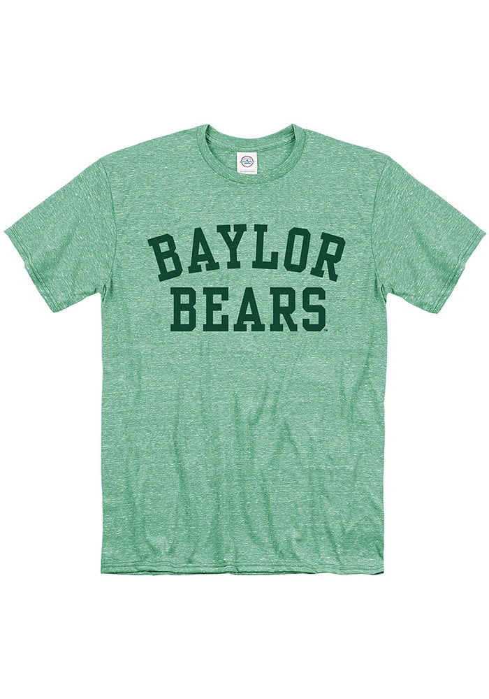 Baylor Bears Snow Heather Team Name Short Sleeve T Shirt