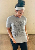 Rally Kansas City Graphite Cityscape Short Sleeve Fashion T Shirt