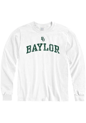Baylor Bears White Arch Long Sleeve T Shirt