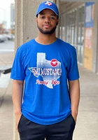 SMU Mustangs Blue Locator Short Sleeve T Shirt