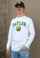 Baylor Bears White Arch Mascot Long Sleeve T Shirt
