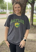Baylor Bears Charcoal Arch Mascot Short Sleeve T Shirt