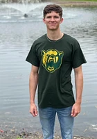 Baylor Bears Green Mascot Short Sleeve T Shirt