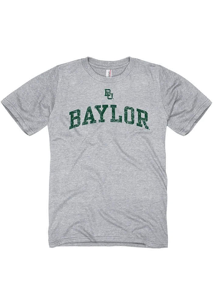Baylor Bears Grey Arch Short Sleeve T Shirt