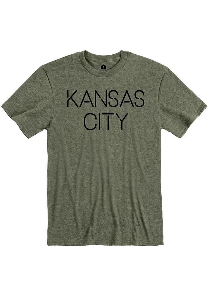 Kansas City Olive Short Sleeve Fashion T Shirt