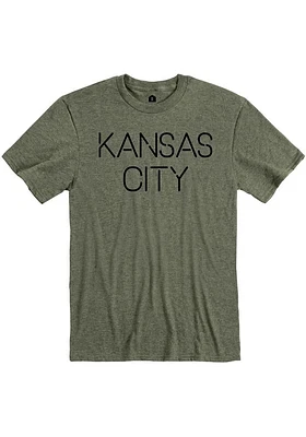 Kansas City Olive Short Sleeve Fashion T Shirt
