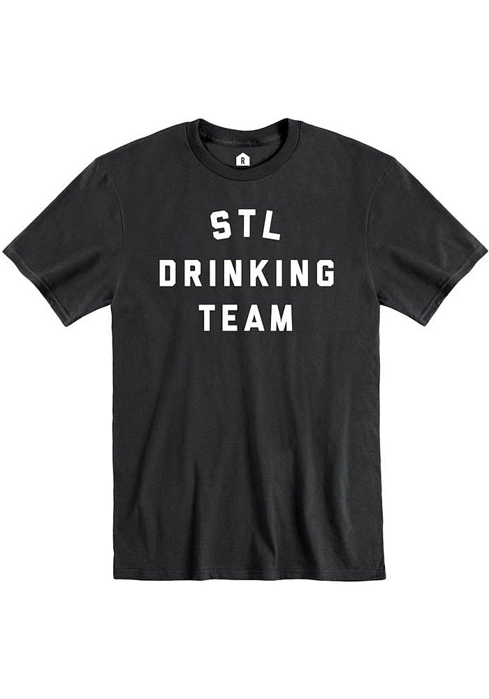Rally St Louis Black St. Drinking Team Short Sleeve T Shirt