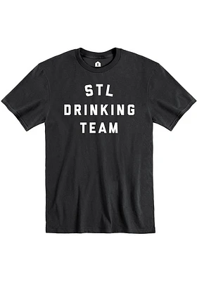 Rally St Louis Black St. Drinking Team Short Sleeve T Shirt