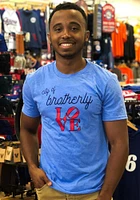 Philadelphia Blue Brotherly Love Short Sleeve Fashion T Shirt